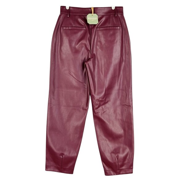 Rygrass Women's Port Royale Stretch Faux Leather Pants Size 4 Tapered Leg NWT - Picture 2 of 11